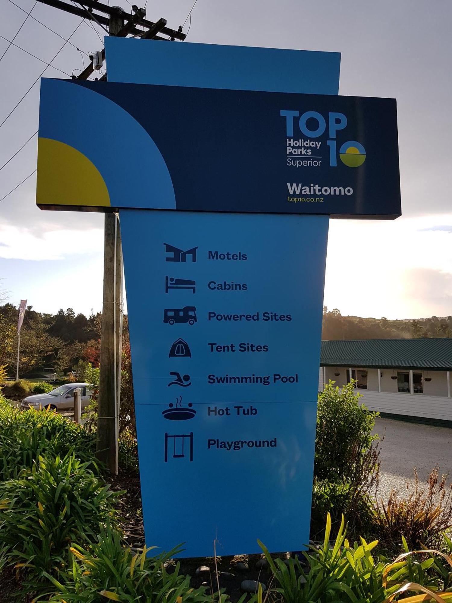 Waitomo Top 10 Holiday Park Ваітомо-Кейвс Екстер'єр фото